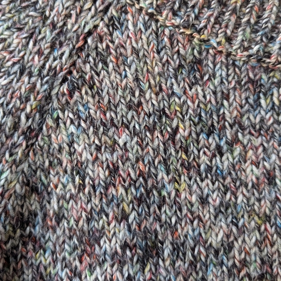 CHAPS Wide Neck Multicolor Chunky Knit Sweater Size 1X - Picture 3 of 7